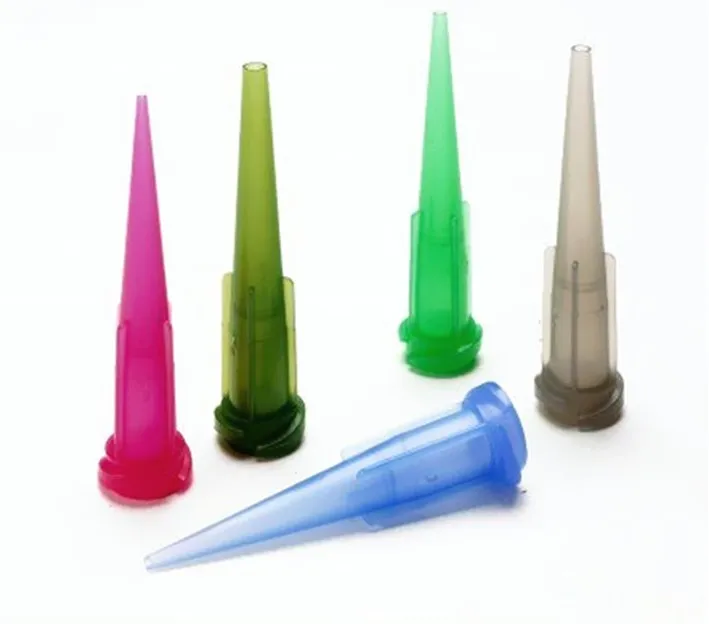 7pcs Plastic Dispensing Tip TT Blunt Glue Liquid Dispenser Dispensing