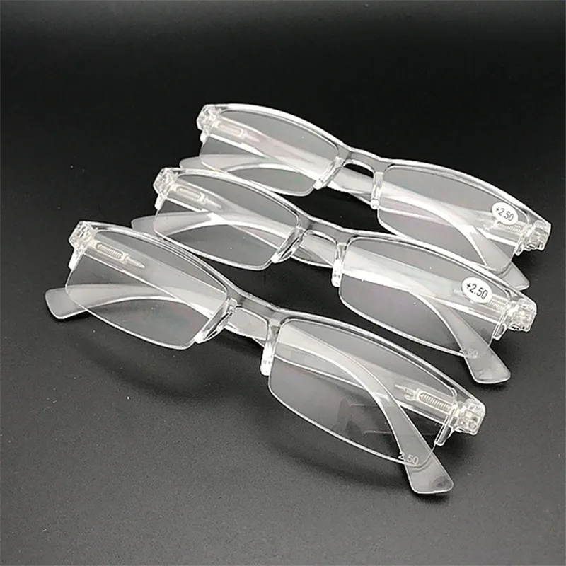 Elbru увеличительные прозрачные очки для чтения, мужские и женские очки, очки для дальнозоркости, ретро очки для дальнозоркости 1,0 1,5 2,0 2,5