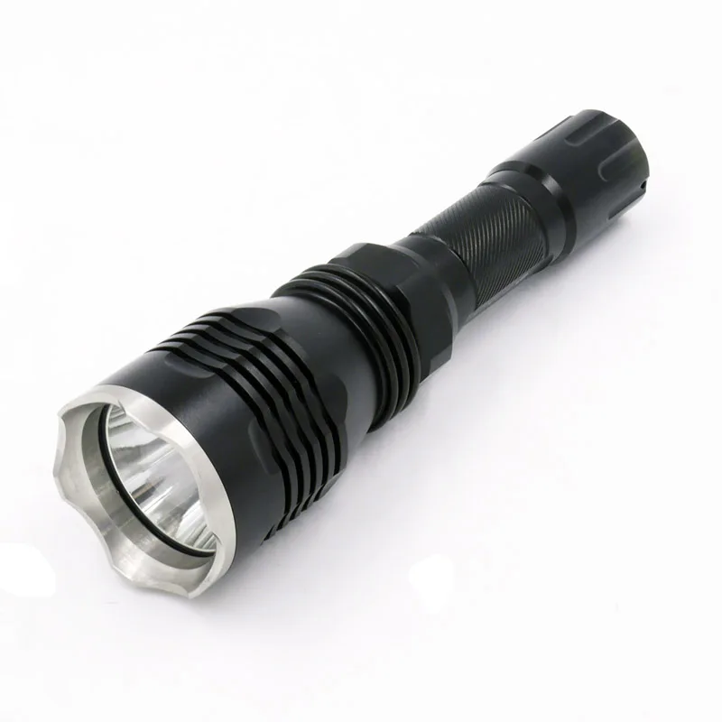 Stainless Steel Head HS-802 LED Flashlight (5)