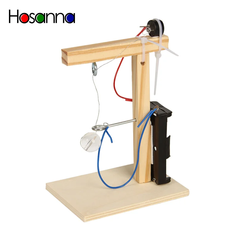 

Science Wooden Kids Toys Alarm System DIY Electric Model Kit Experiment Discovery Assembling Educational Toys for Children