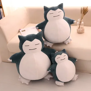 

Cute Cartoon Snorlax Plush Toys Lovely Anime Super Soft Big Stuffed Doll Great Kawaii Christmas Gift for Children Fluffy Pillow