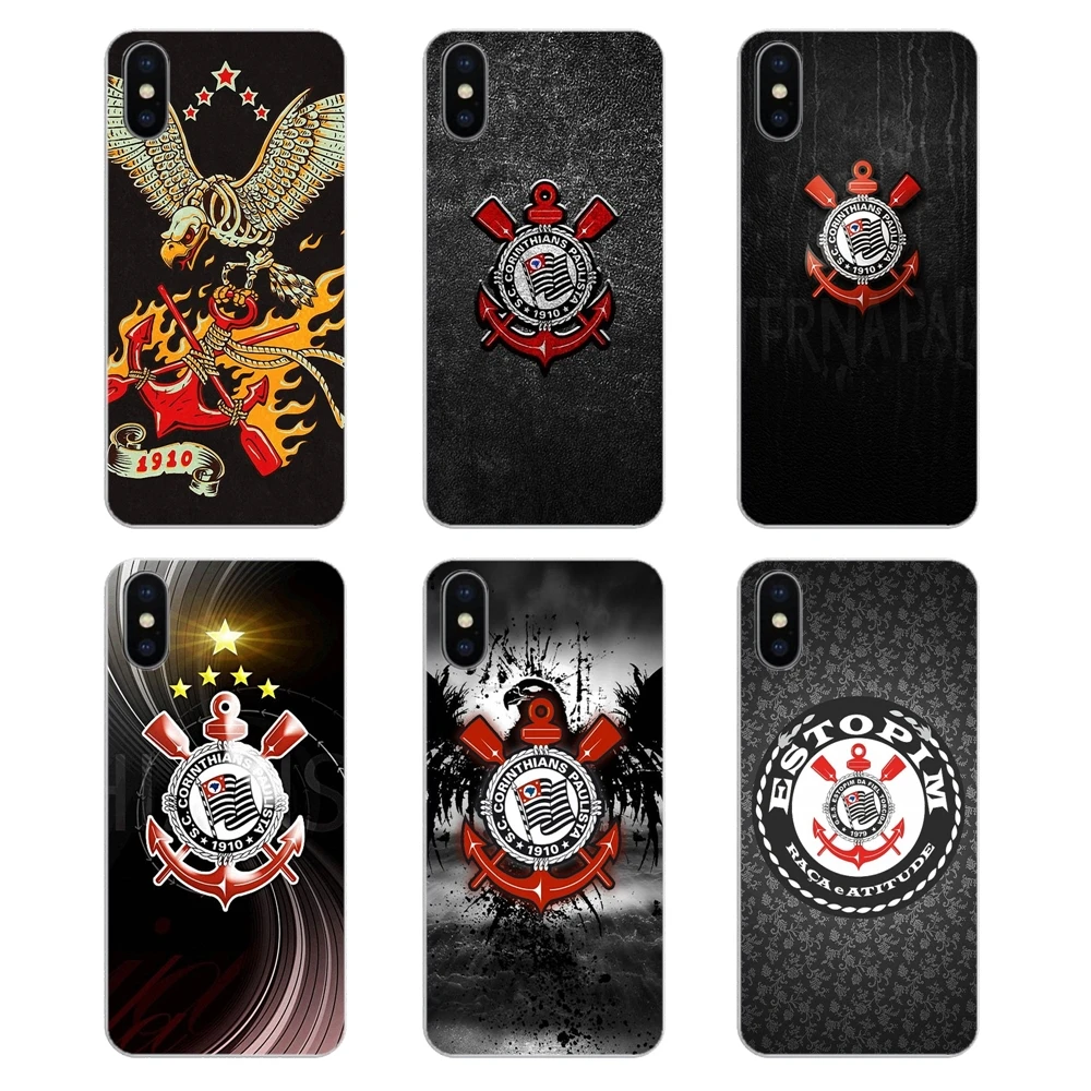 Мягкий прозрачный чехол для Samsung Galaxy A5 A6 A7 A8 A9 J4 J5 J7 J8 2017 2018 Plus Prime corinthians FC San Antonio Soccer