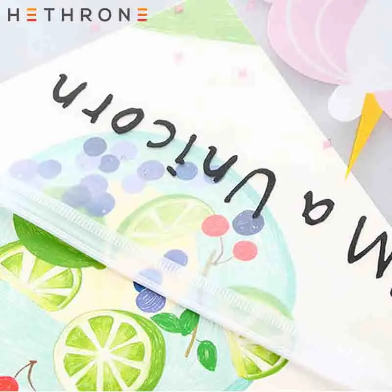 Чехол карандаш для ноутбука Hethrone с леопардовым единорогом сумка хранения файлов