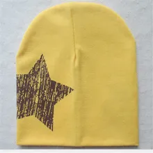 Baby Hat Kids Caps 2017 Autumn Winter Baby Boys Hat One Star Print Infant Children Hats Toddler Costume Baby Beanies Accessories