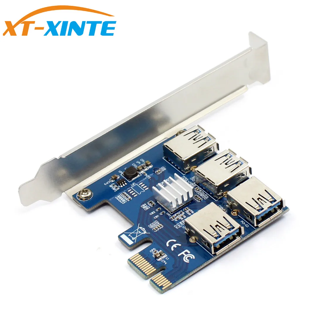 USB 3 0 PCI E Express 1x к 16x расширитель переходная карта адаптер Pcie 1 4 конвертер