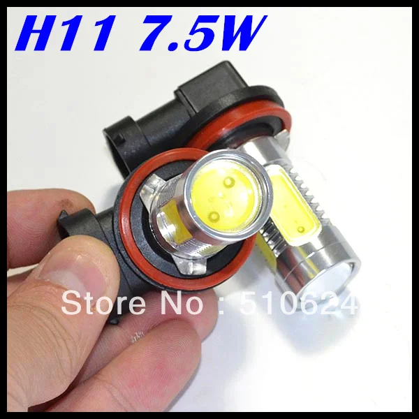 H11 светодиодный свет 7,5 w H8 9006 hb4 7,5 Вт Автомобильный светодиодный противотуманный фонарь Автомобильный свет Клин для лампочек наивысшей мощности