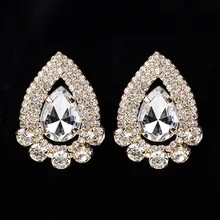 Роскошные Большие серьги-гвоздики с квадратными и жемчужными кристаллами, 5 цветов, ювелирные изделия для свадьбы, помолвки# E149