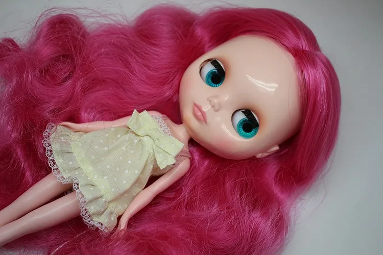 Обнаженная кукла blyth(розовые красные волосы) nbp04