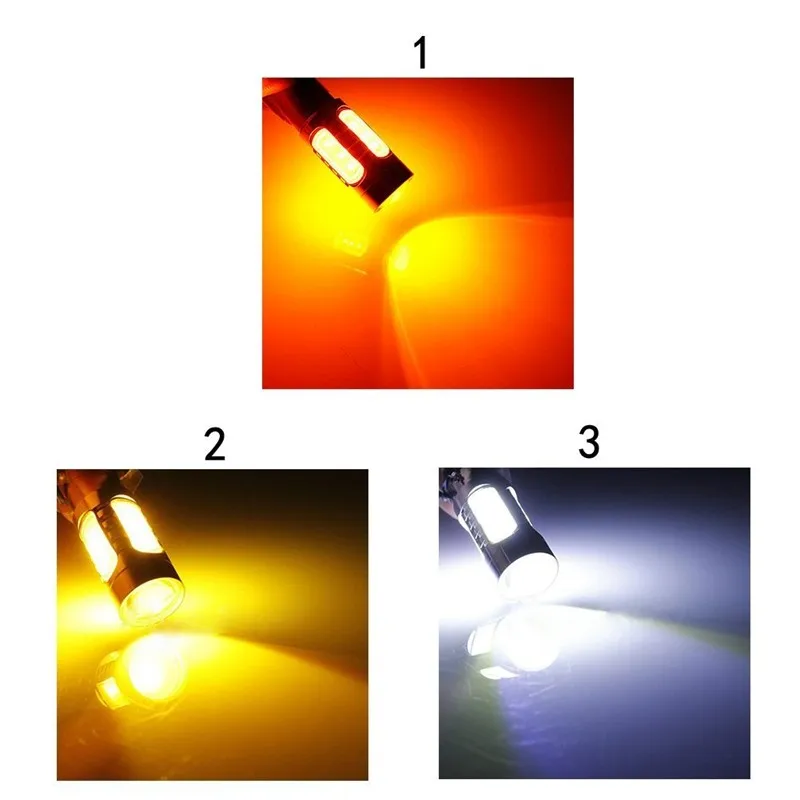 10 шт. 1156 Высокая мощность COB 7,5 Вт белый светодиодный автомобиль поворотов Резервное копирование лицензии лампочки