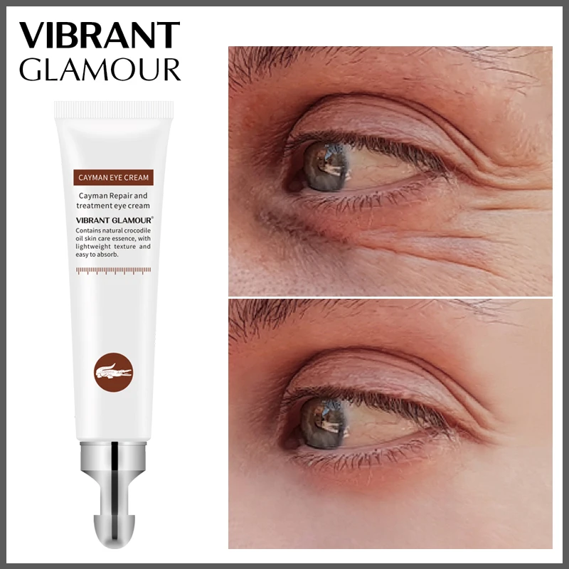 

New Anti -Age Wrinkle Eye Cream Moisturizing Crocodile Serum Remover Dark Circles Against Puffiness Bags Skin Care 20g