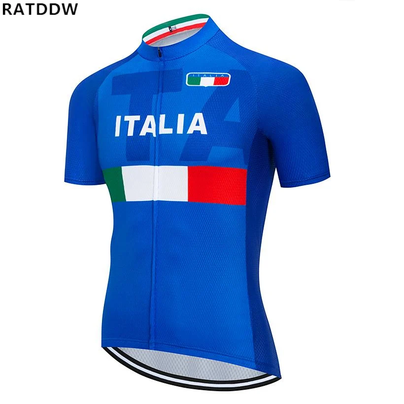 Italy Pro Team Cycling Jersey Men Summer Bicycle Cycling Clothing