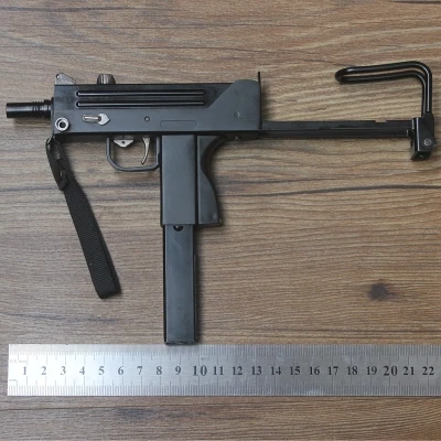 1:2.5 масштаба поддельные серый цвет с красноватым отливом США m10 MAC 10 винтовка