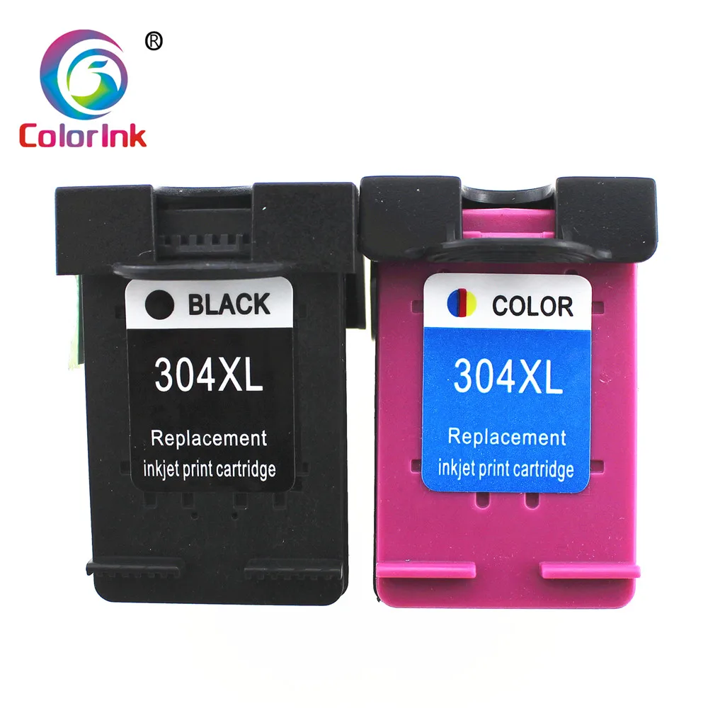 ColorInk 2PK for HP 304 304xl Ink font b Cartridge b font for HP304 for HP