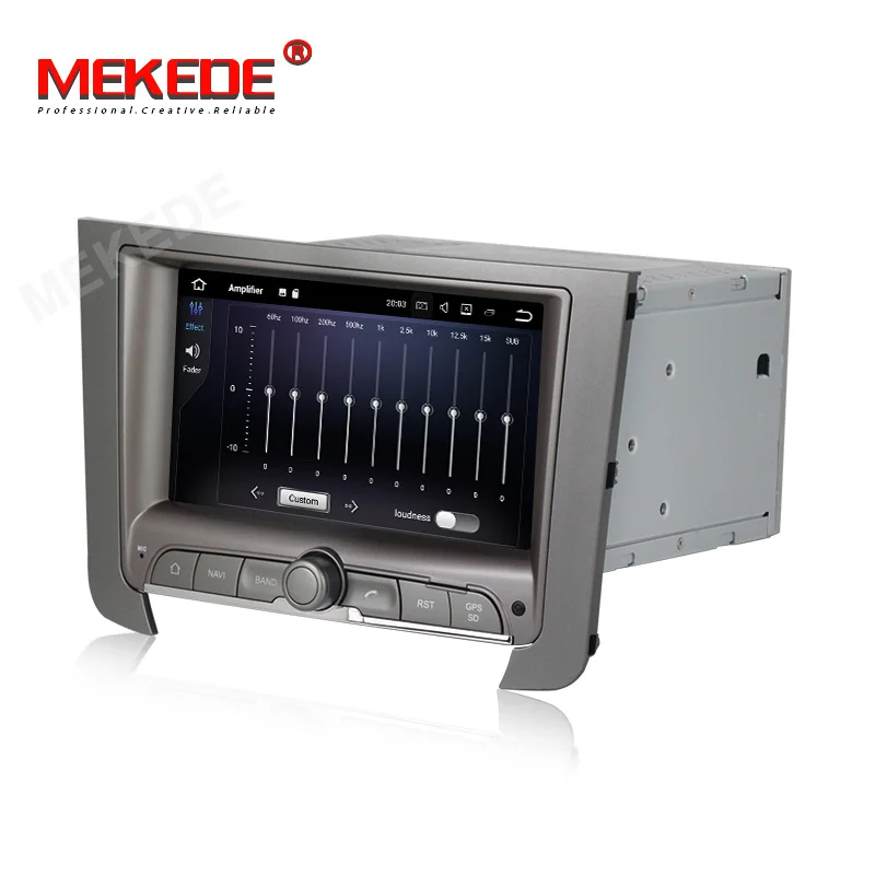 Excellent 7" 2 Din Android 9.0 Car Radio For SsangYong REXTON 2014 Deckless Car Audio Multimedia Car Stereo DVD Mirror link 1024*600 4