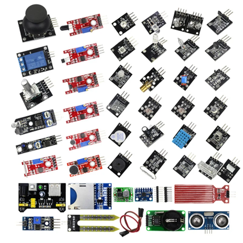 45 в 1 сенсорные модули стартовый набор обучающий датчик комплект для Arduino