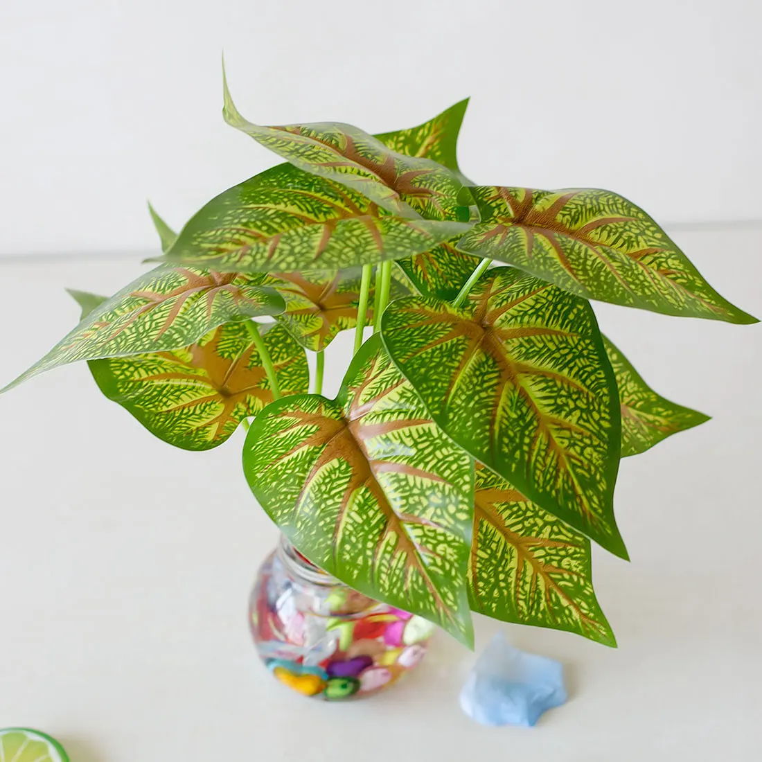 

New Various Artificial Plants Landscape Decorative Flower Mini Green Fake Plants Garden Wedding Decoration Arrangement Decor