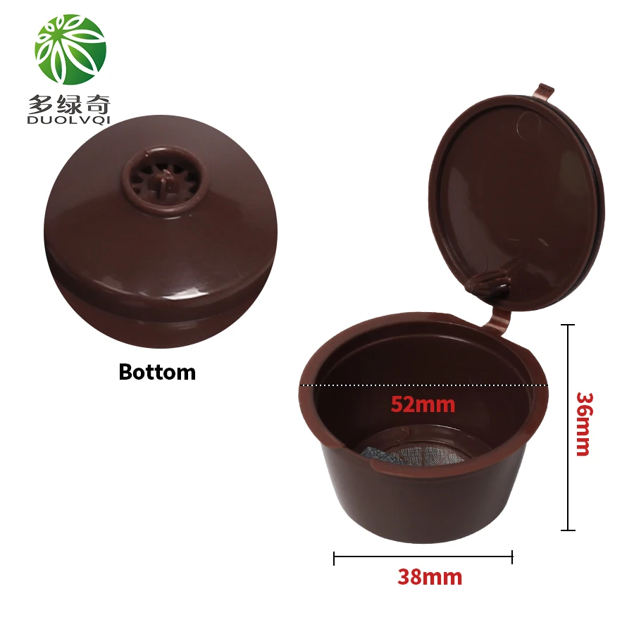 DUOLVQI 3 шт./компл. мини Кофеварка многоразовая для кофейника Dolce Gusto капсула Nescafe