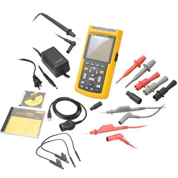 FLUKE 123/S Industrial ScopeMeter Oscilloscope Kit with Software (FLUKE 123/007S) on Aliexpress