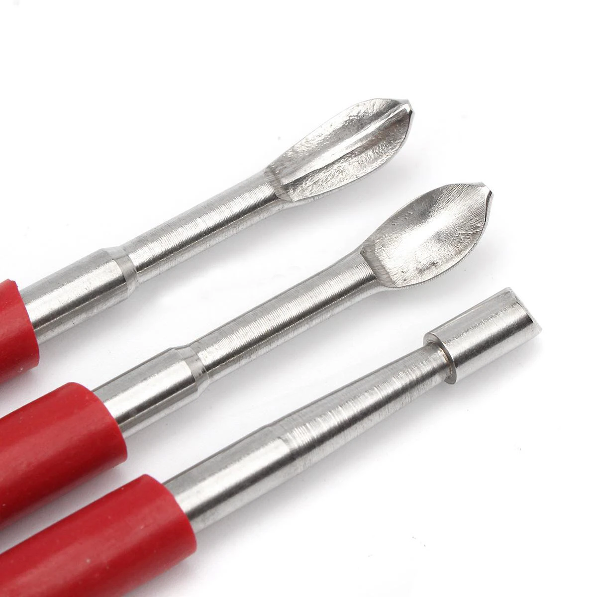 6pcs Carving Stylus Tool Spoon PMC Carving Modelling Splicing Embossing DIY Handmade Leather Craft