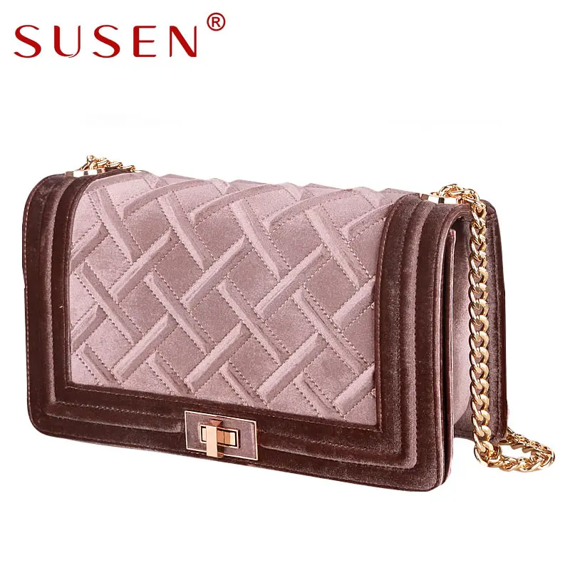 velvet crossbody bag