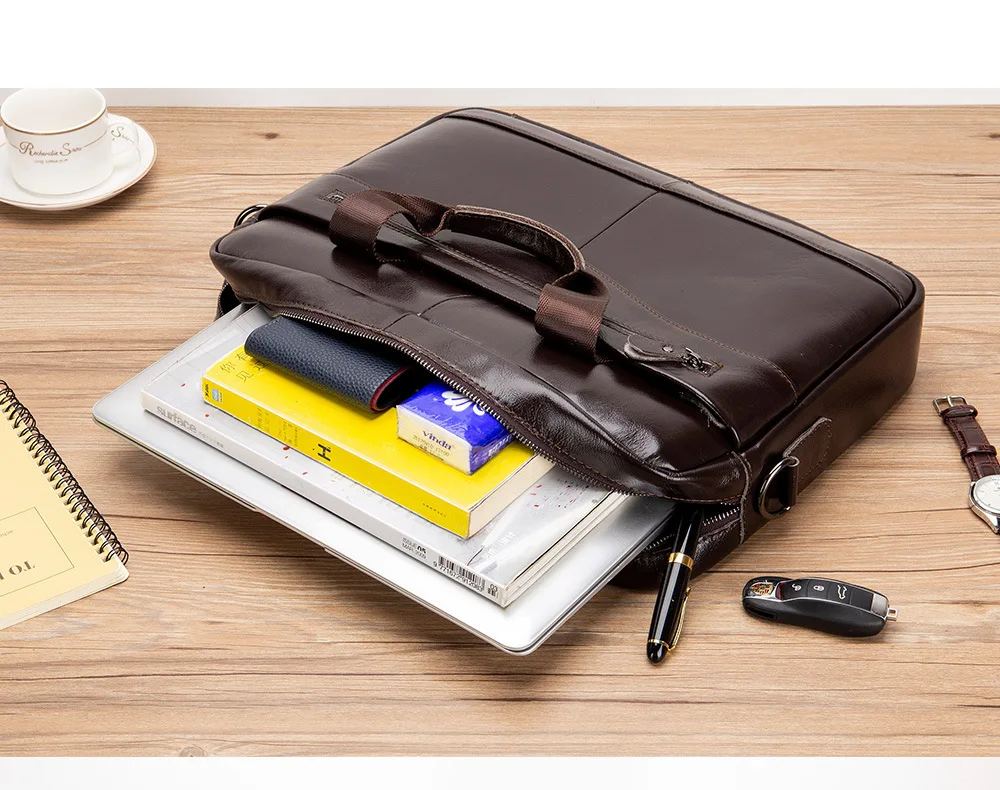 Высококачественный мужской портфель, сумки-мессенджеры из натуральной кожи, Мужская офисная сумка для ноутбука, деловой мужской портфель s