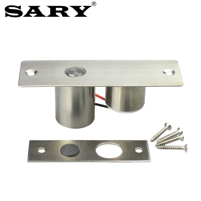 

Small electric mortise lock DC12V access control electric mortise lock cylindrical stainless steelaccess control electric lock