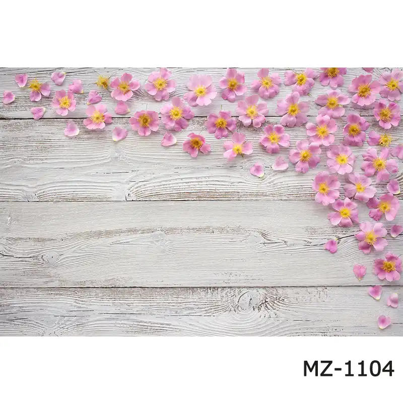 Photocall Photophone Rural Background Wood Board Backdrop Blossom
