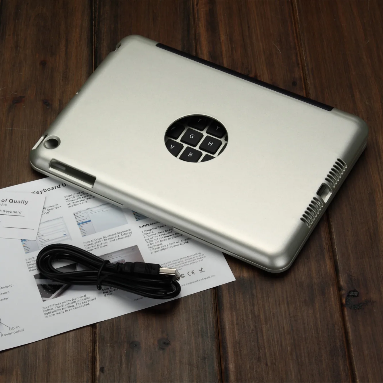 Роскошная Bluetooth клавиатура для Ipad Mini 1 2 3 полный корпус защитный складной чехол