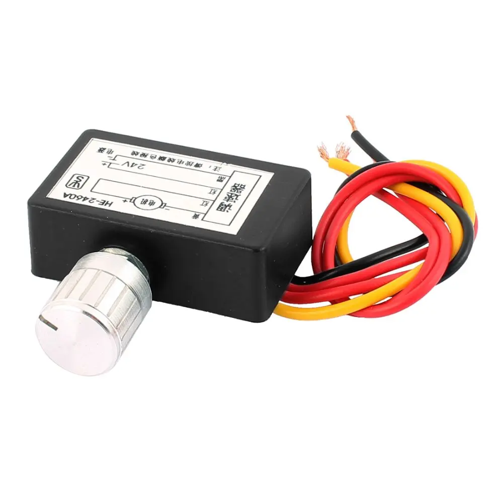 

UXCELL HE-2460A DC 24V 60W Motor Replacement Linear PWM Speed Controller Black w Rotary Hot Sale