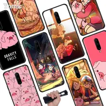 Gravity Falls pig Black Soft Case for Oneplus 7 Pro 7 6T 6 Silicone TPU Phone Cases Cover Coque Shell
