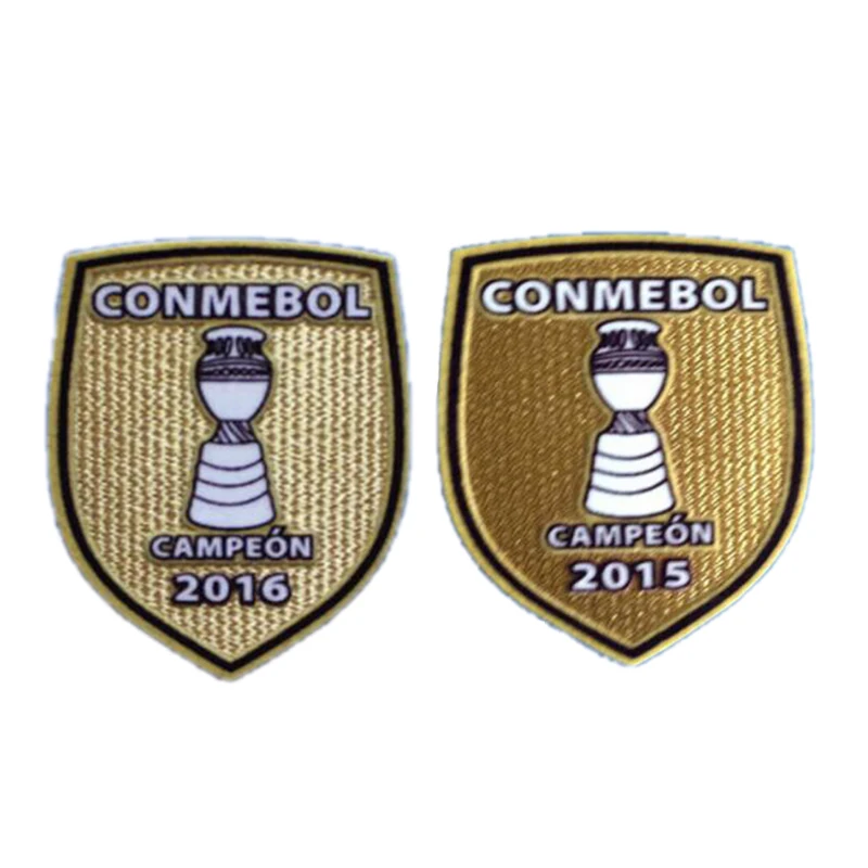 

CONMEBOL champion Chile 2015 2016 champion Patch print football patches Badges, Football Hot Stamping Patch Badges