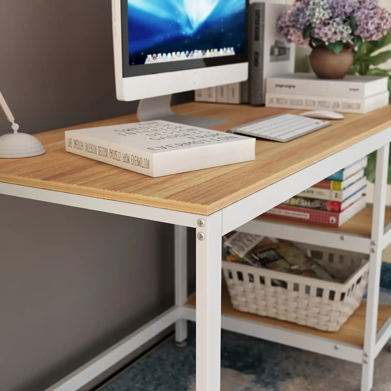 Dewel Computer Desk With Drawer 47 Executive Desk Office Write