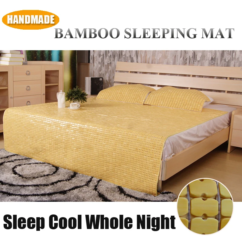high quality bamboo mat for summer cool feeling sleeping mat for bed rattan new