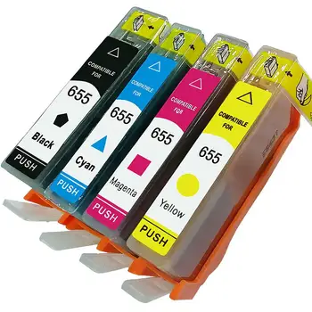 

4Pcs Compatible Ink Cartridges for HP 655 Deskjet 3525 4615 4625 5525 6520 6525 2019NEW