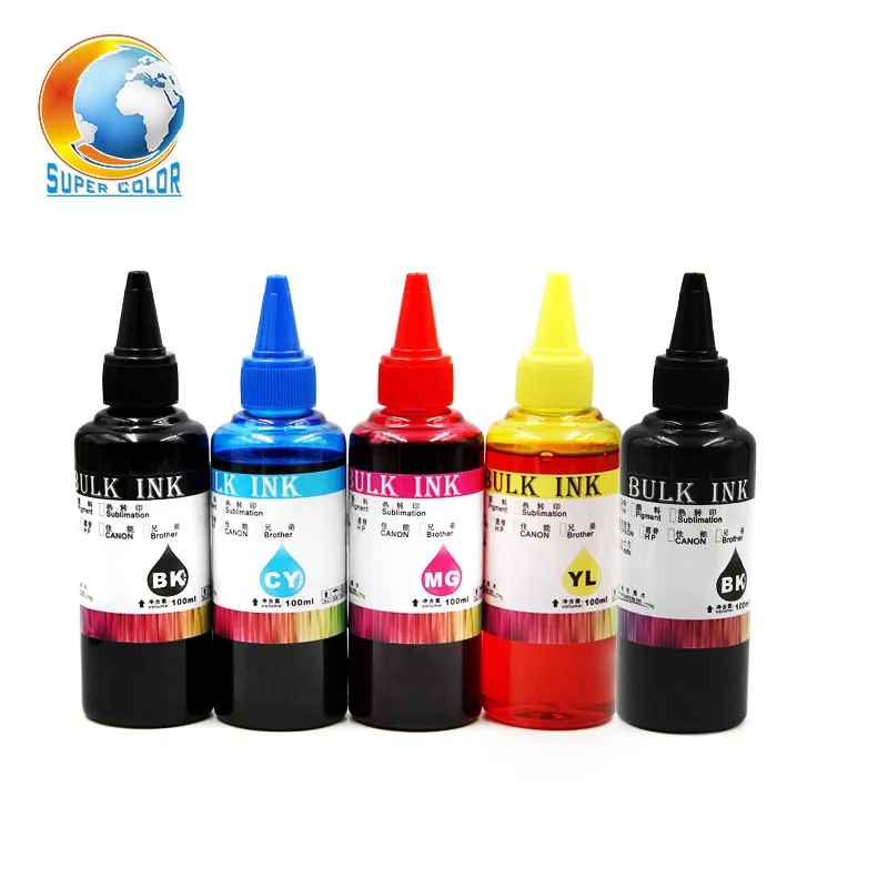 5 colors*100ml PGI 250 CLI 251 refill cartridge Dye Ink For canon PIXMA