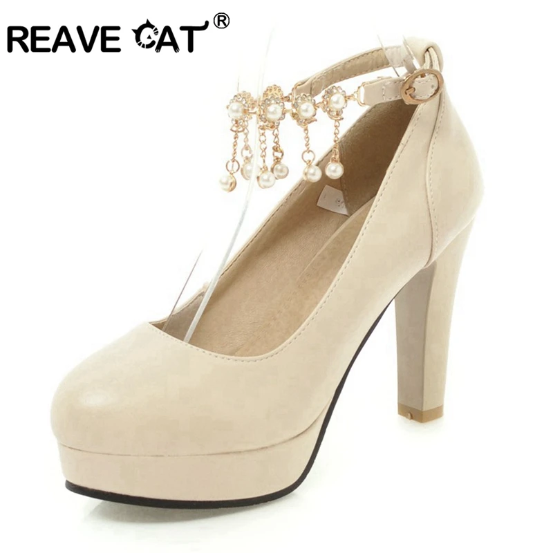 Buy REAVE CAT Platform Pumps Women Sexy