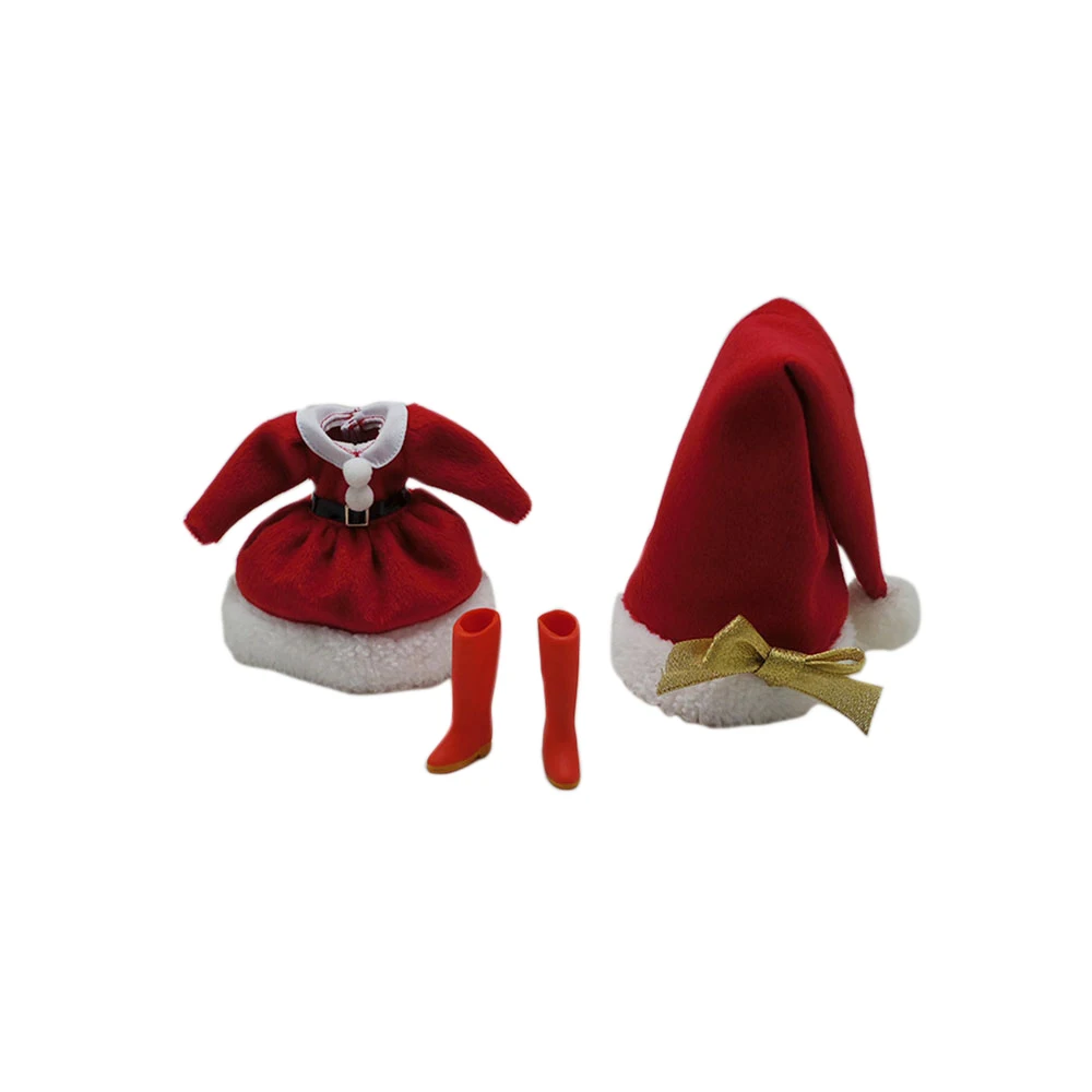 

blyth doll clothes to Santa Claus dress it suitable for 1/6 doll, normal doll, joint doll, icy, jecci five