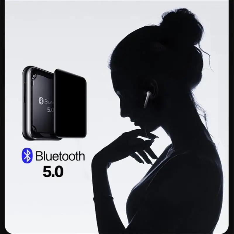 MP4 Player Bluetooth5.0 BENJIE-X5 with Speaker 2.5inch Full Touch Screen 16GB HiFi Lossless Sound Music Player with FM, Recorder