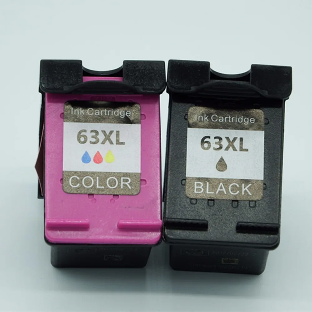 

Remanufactured Ink Cartridge For HP63 HP63XL 63 XL 63XL DESKJET 1112 2130 2132 3630 3632 Officejet 3830 4650 4652 ENVY 4516