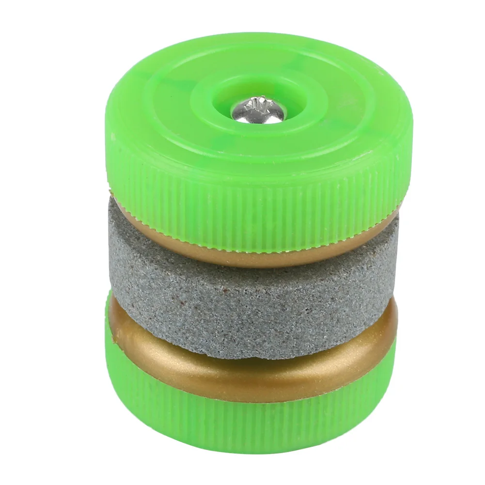 Portable Grinding Circle Kitchen Stone Abrader Two Wheels Knife