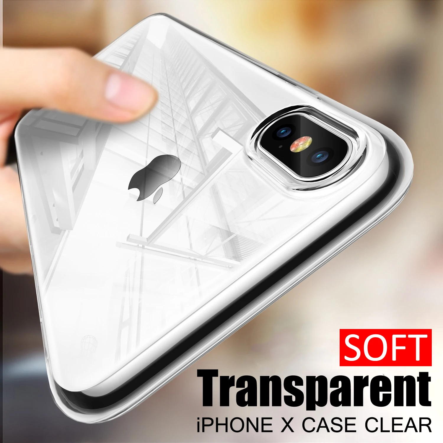 Ultra Thin Soft Transparent TPU Case For iPhone X Xs XR Max Clear Silicone Cover 5s 6 6s 7 8 Plus Capa Coque |