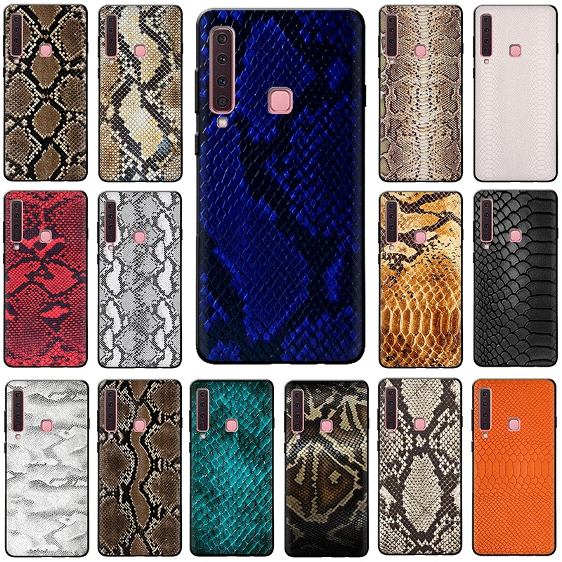 

Snake Skin Soft Silicone phone case for Samsung GaLaxy A3 A5 A6 A7 A8 A9 2018 A10 A30 A40 A50 A70 J6