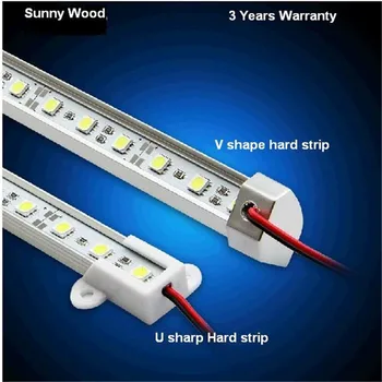 

Free shipping V shape rigid LED strip 5050 36LED/0.5M ,LED bar light,cabinet light LED-HS-V-50-0.5M