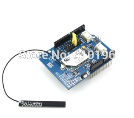 

3PCS/LOT RN171 Wifi Shield Expansion Board Module Smart Home Support TCP / UDP / FTP With Antenna for arduino
