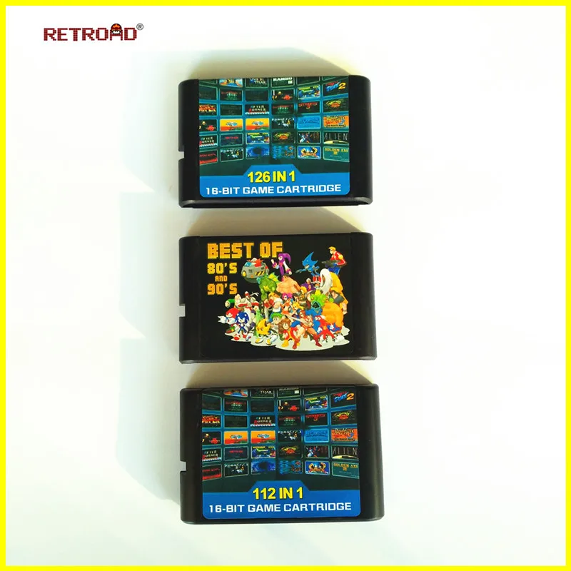 

SEGA memory game card 196 in 1 and 112 in 1 and 126 in 1 16 bit multi games for Sega Mega Drive Genesis for PAL and NTSC
