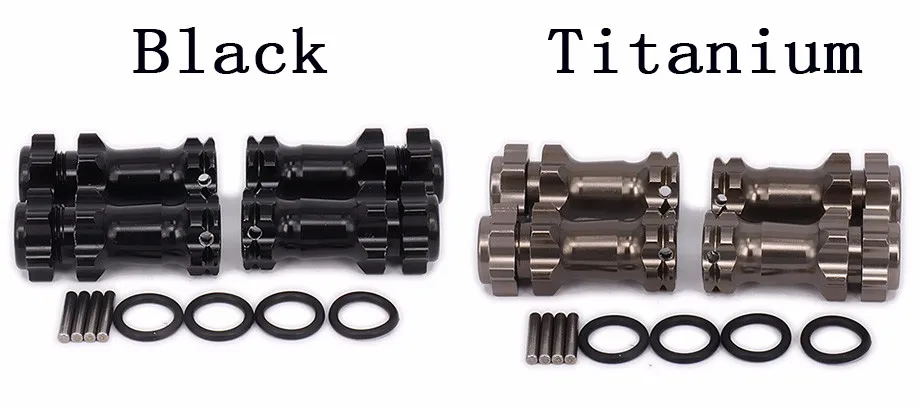 wheel hex hub 17mm 37mm extension Adapter 12mm anti-dust capx4 for 1.8 rc car (3)