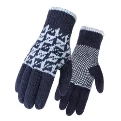Перчатки для велоспорта сенсорные перчатки женские перчатки стрейч вязаные перчатки варежки Зимние теплые аксессуары шерсть Guantes 7