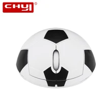 CHYI 2,4 Ghz беспроводная компьютерная мини-мышь 3D футбол PC мыши 1200 dpi USB оптическая мышь с ковриком для мыши для мальчика ноутбук