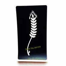 Шаблон листьев сексуальные женщины макияж трафареты для татуировок хной для Аэрограф живопись рисунки Diy шаблон татуировки хна паста