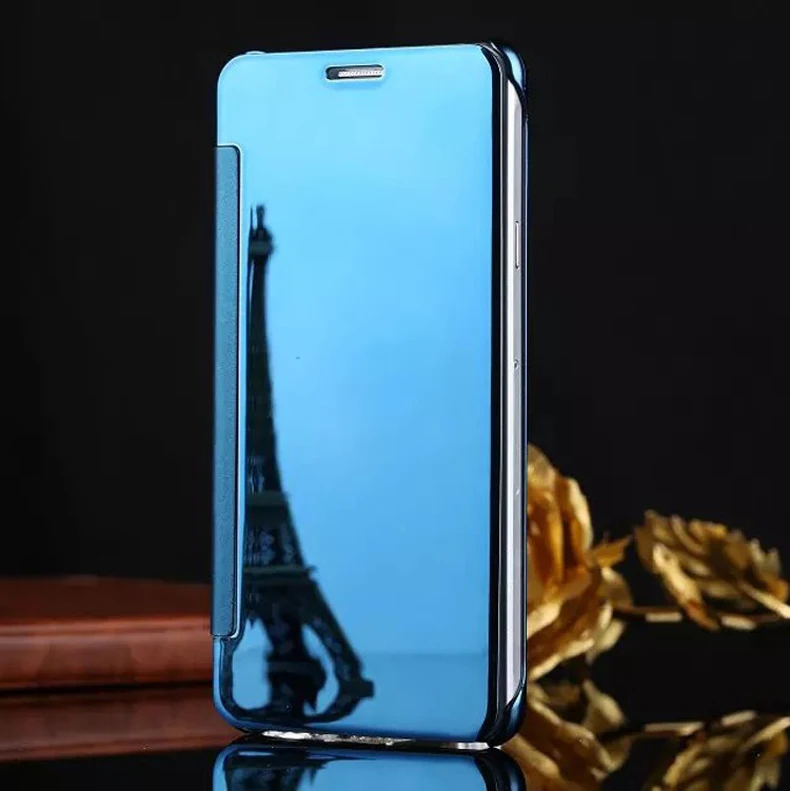 

For LG G6 Case G6+ 5.7" Flip Smart Mirror case Flip Cover For LG G6 Plating Cover Hard Back Cover H870 H873